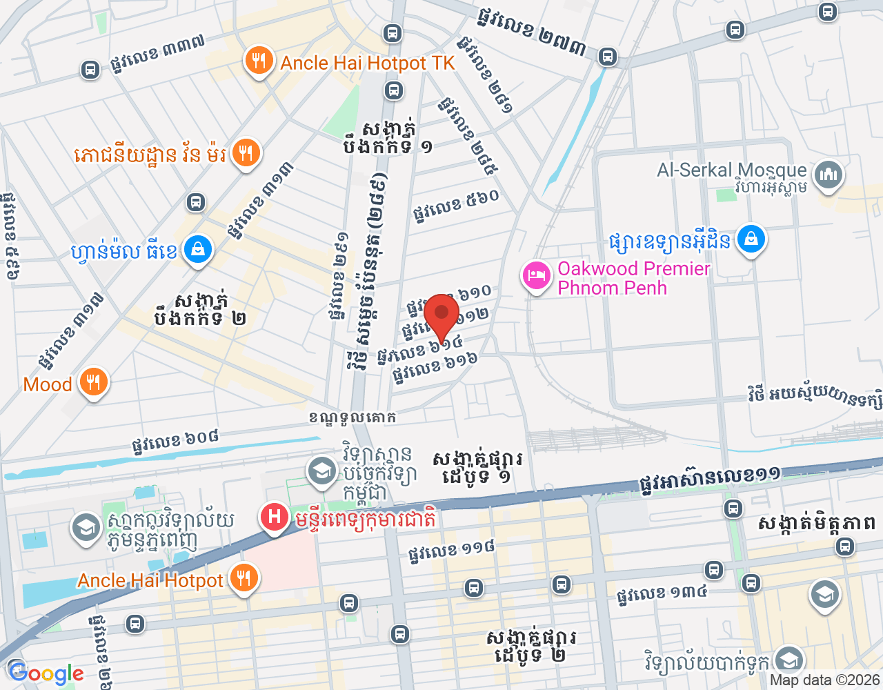 ចុងភៅ location map