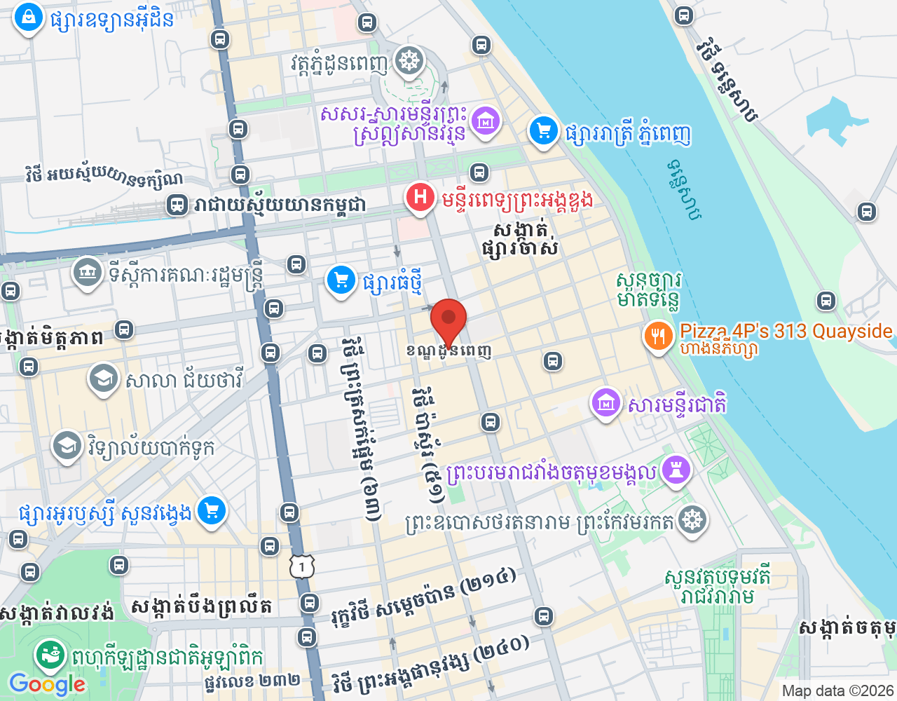 អ្នកគិតលុយ location map