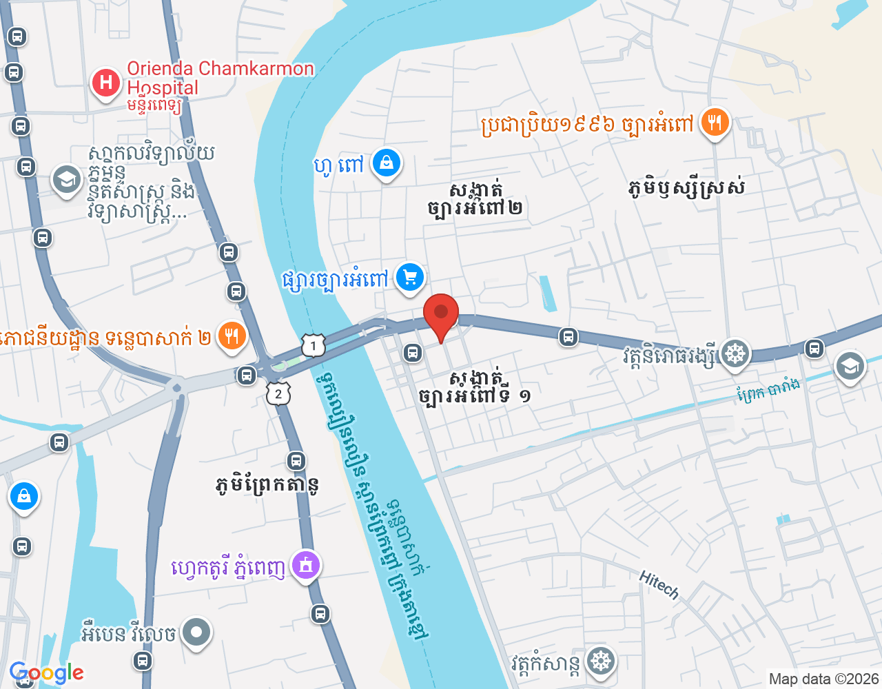 ចុងភៅ location map