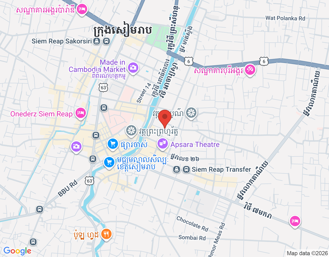 Waiter location map