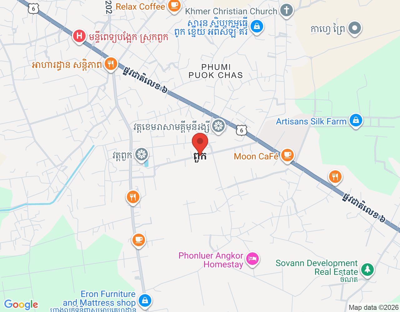 ចុងភៅ location map