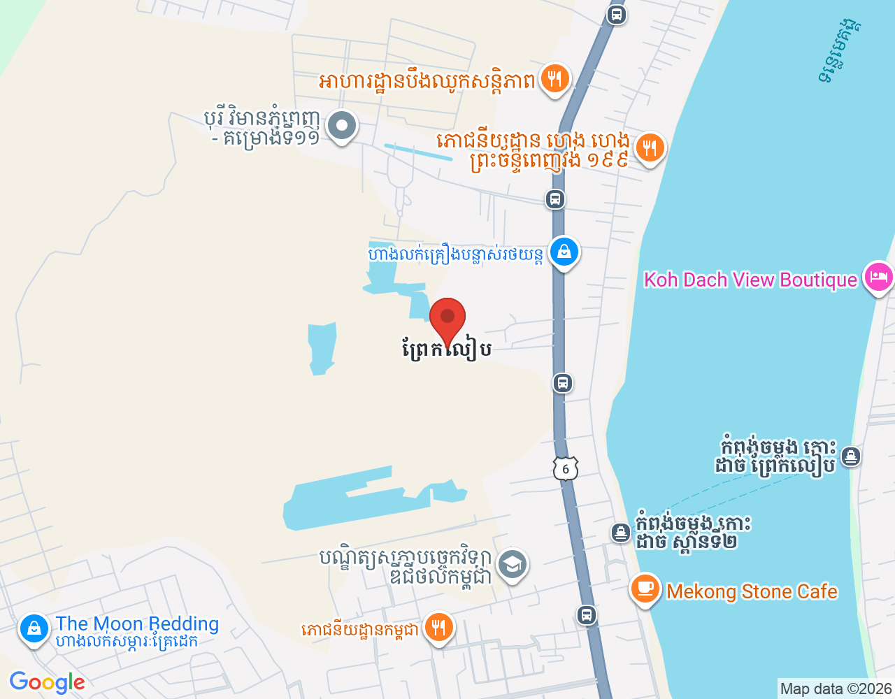 Service location map