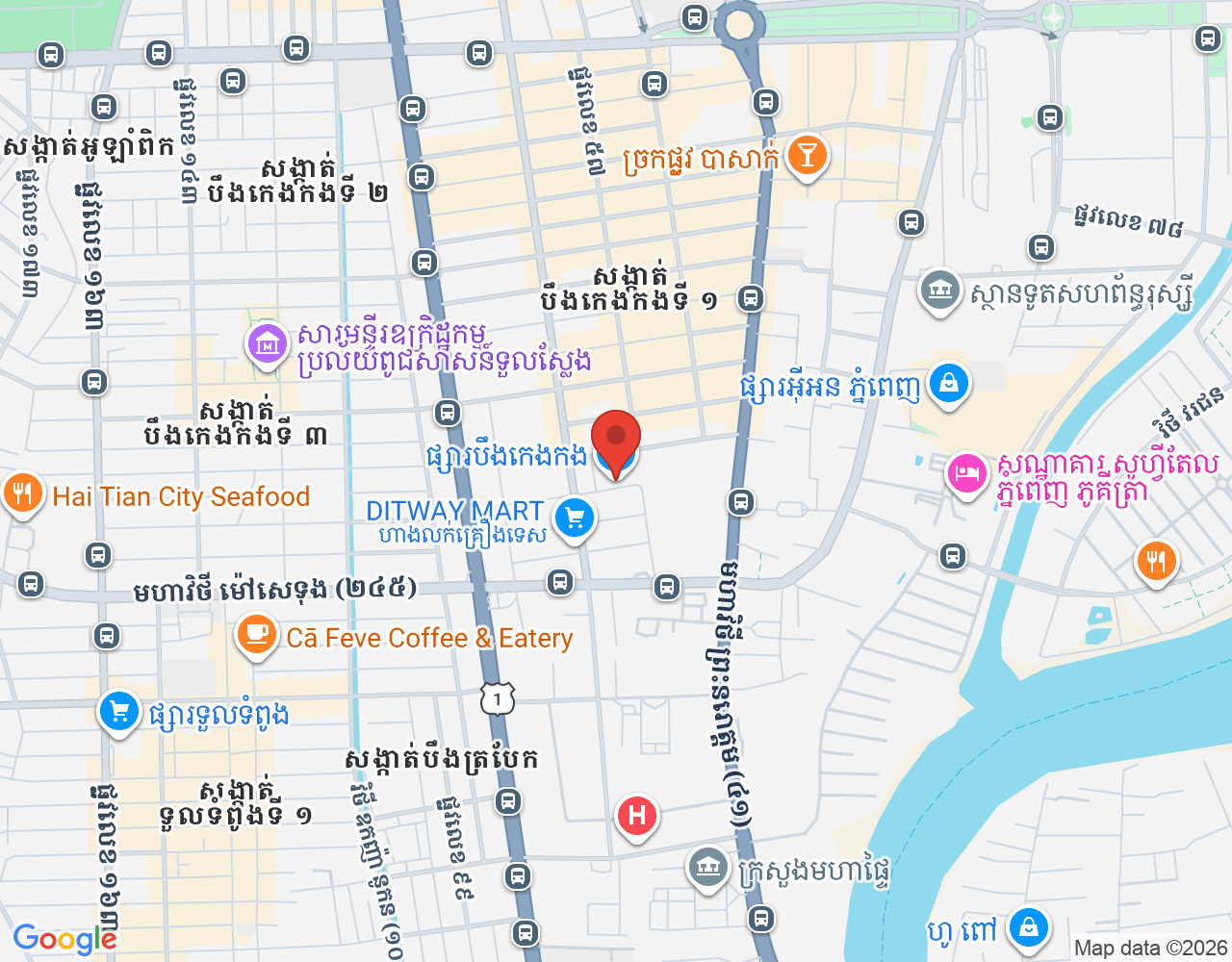 ជំនួយការចុងភៅផ្នែកសាច់ location map