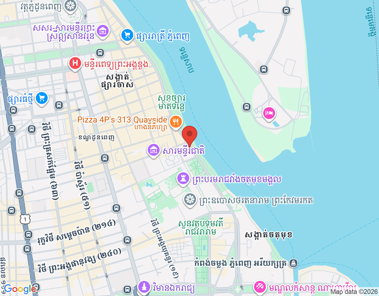 Housekeeping Supervisor location map