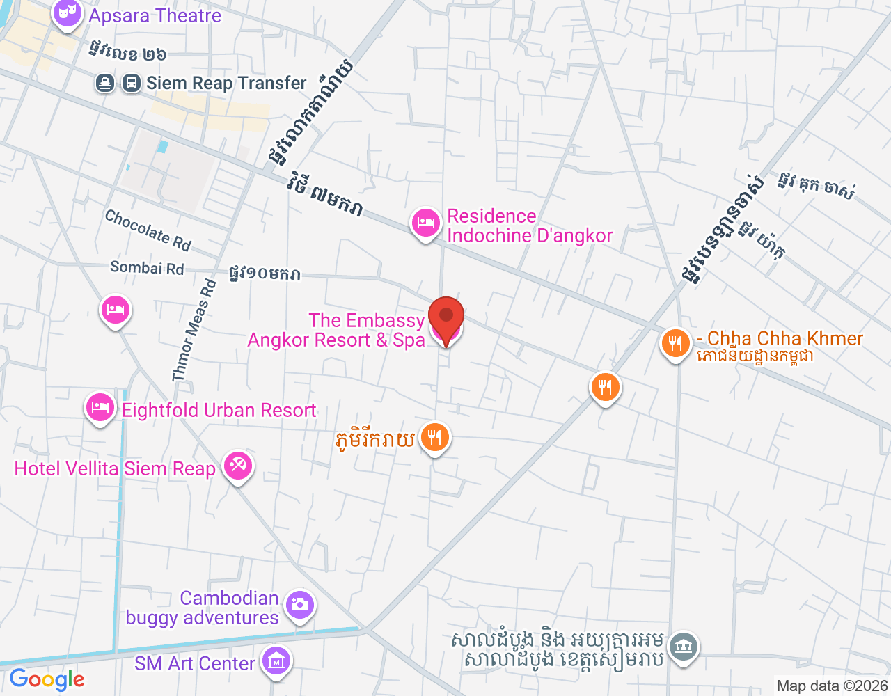 Commis I location map
