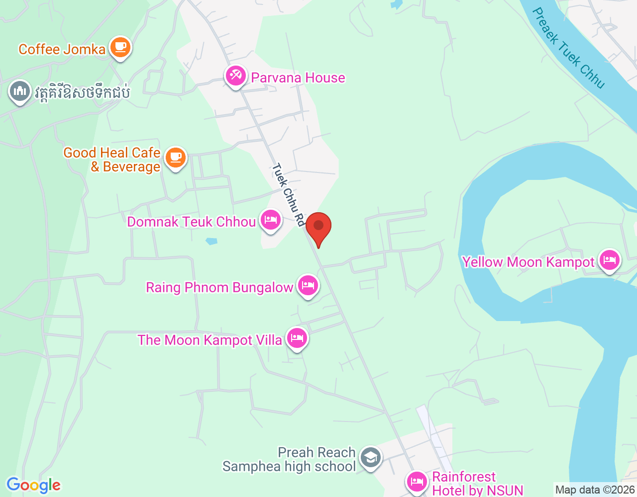 Kitchen Helper location map