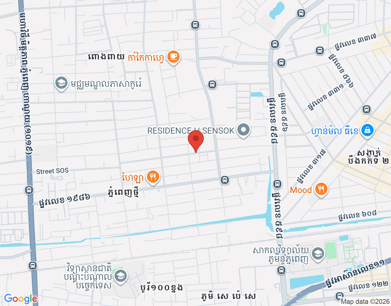 ផ្នែកលក់ location map