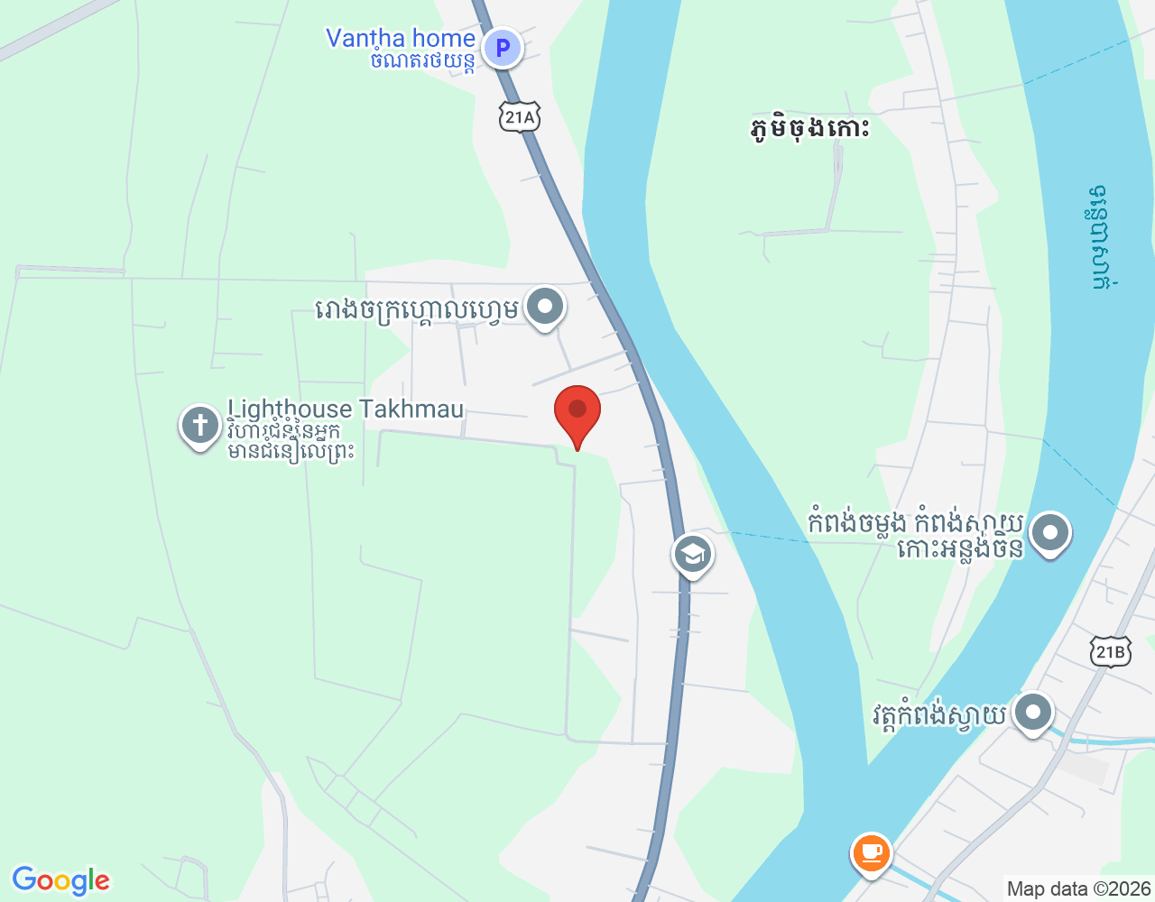 Senior Shipping Logistic location map