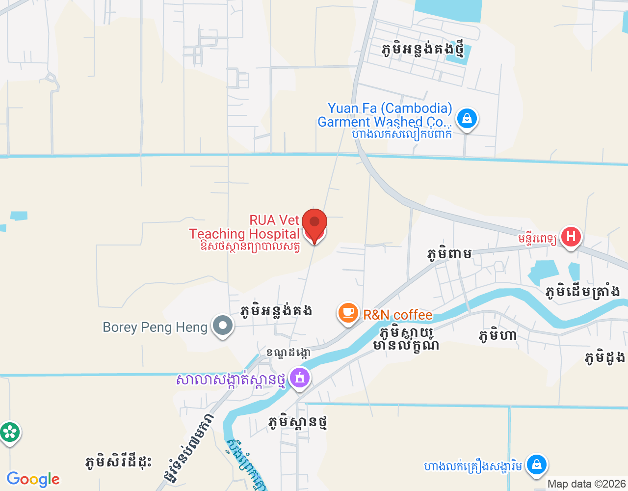 Outside Sales Department location map