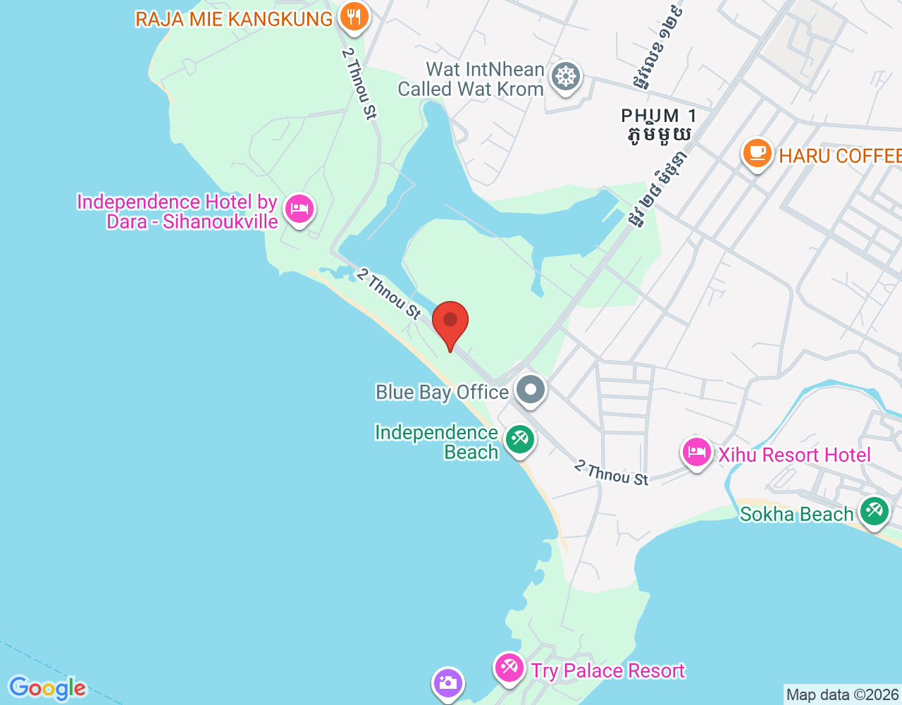 ផ្នែករៀបបន្ទប់ location map