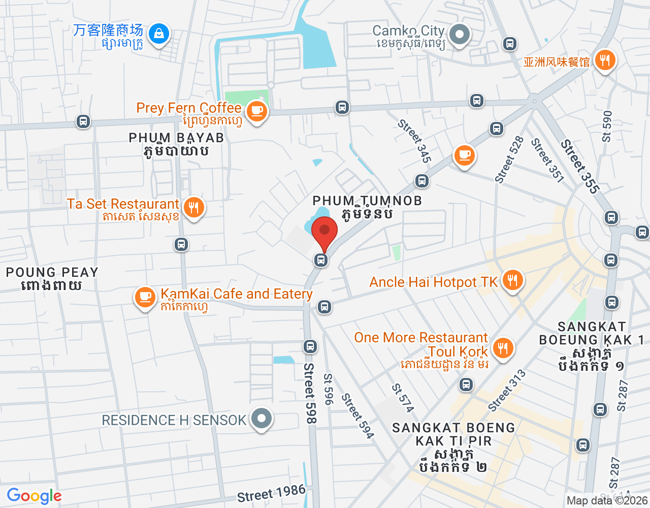 Shop Assistant location map