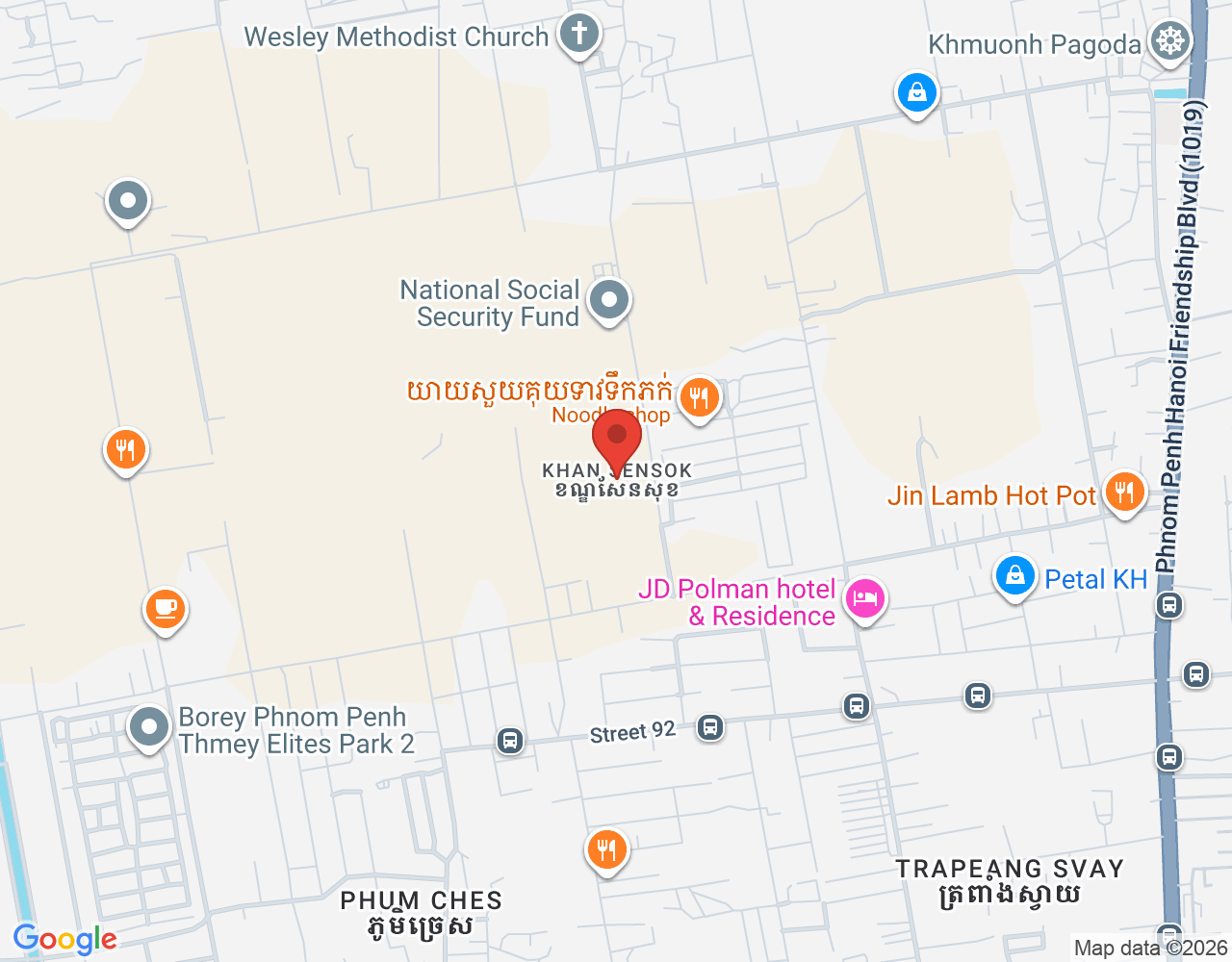 Warehouse Manager location map