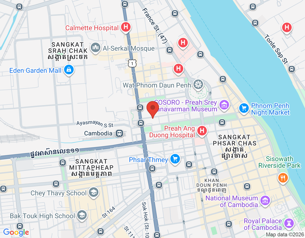 មេចុងភៅ location map