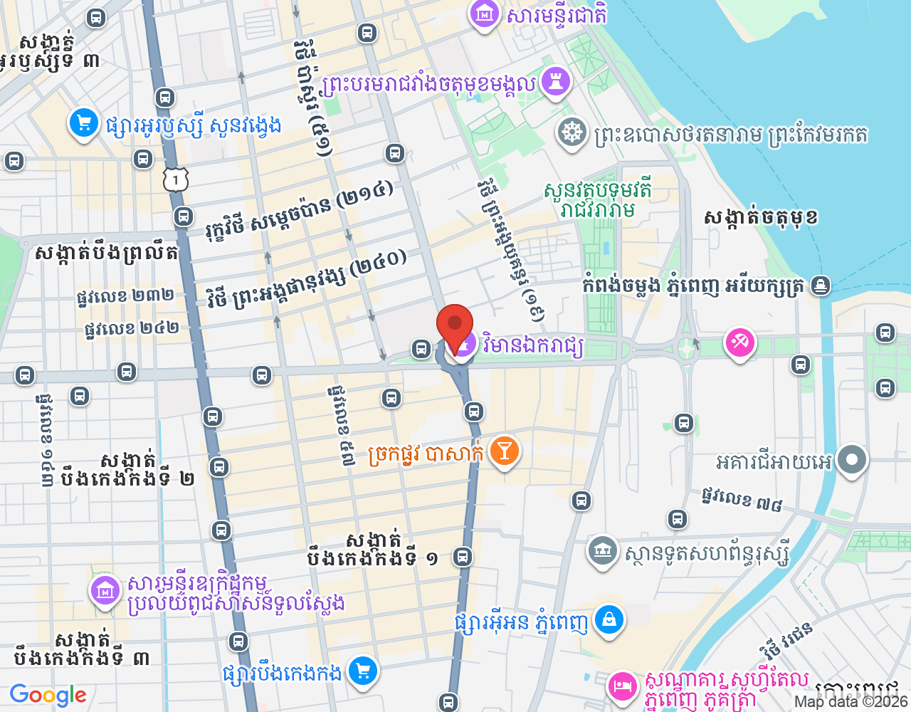 Selling ice cream staff location map