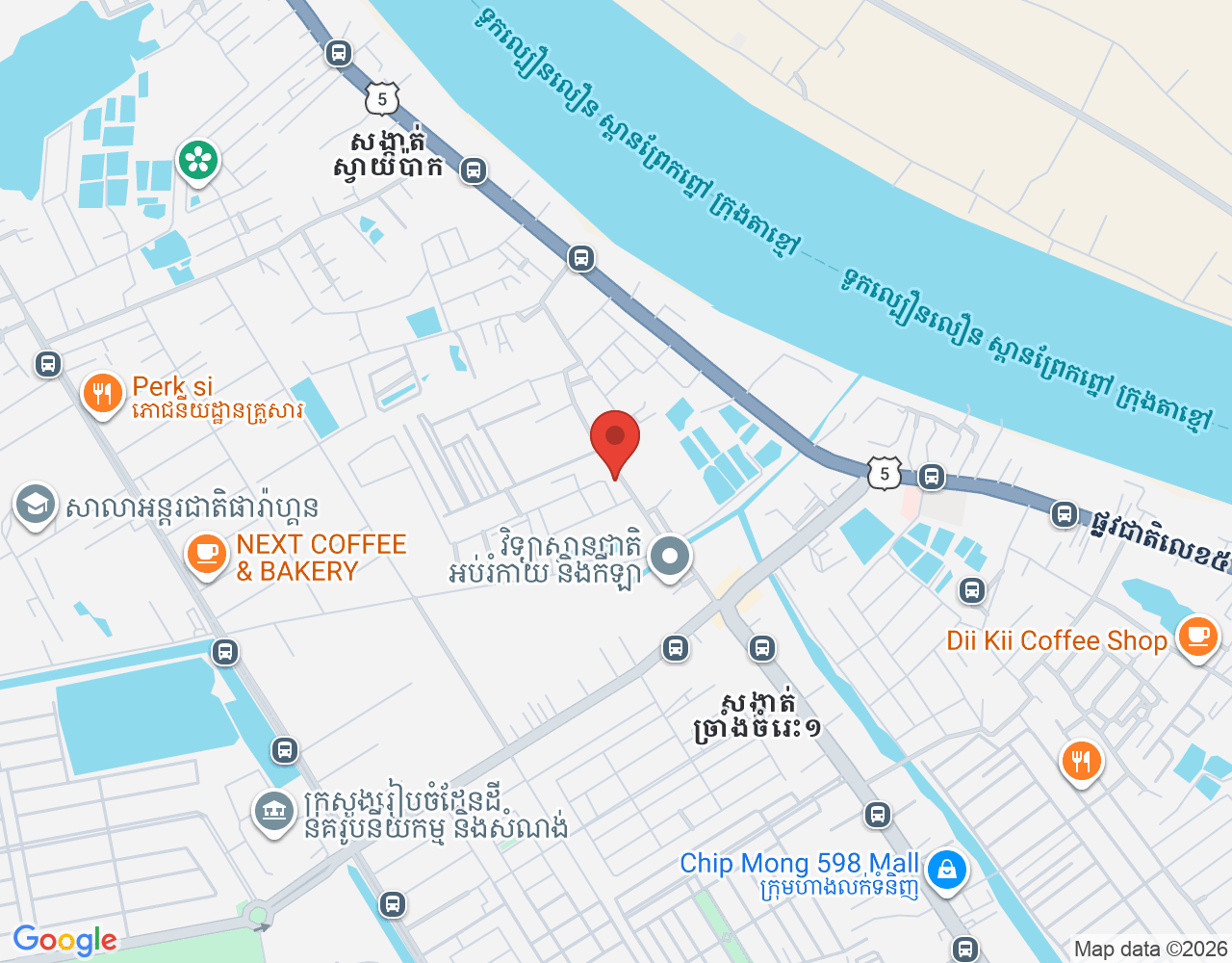 Barista location map