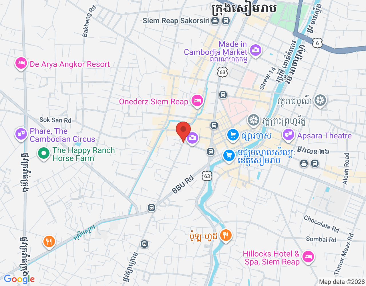 Kitchen Leader location map