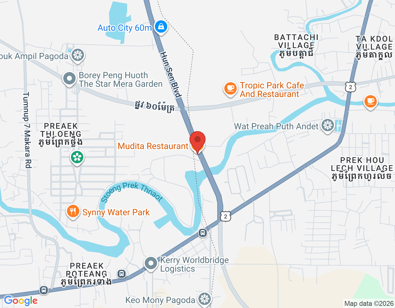 មេក្រុមចុងភៅ location map