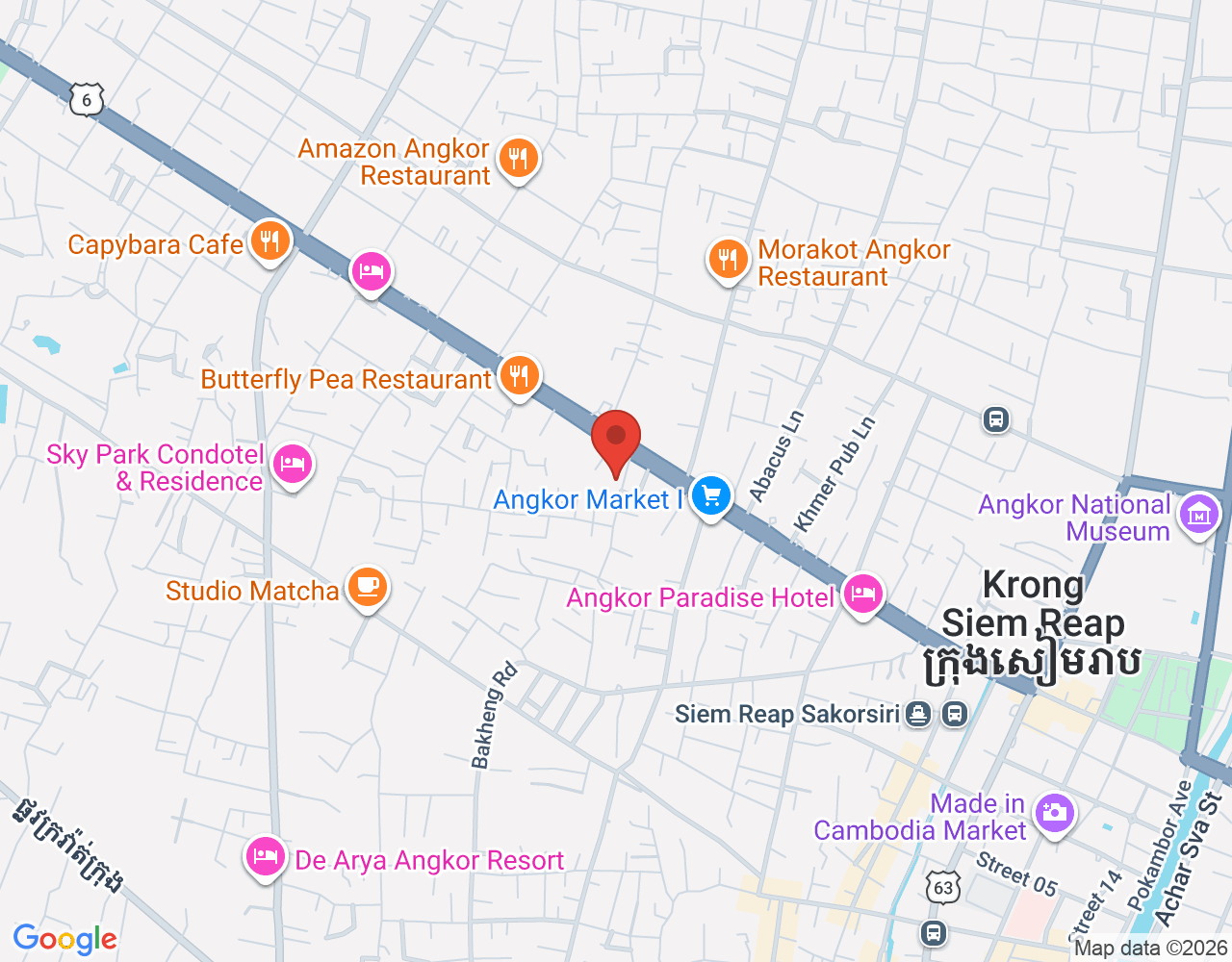 Chief Technician location map