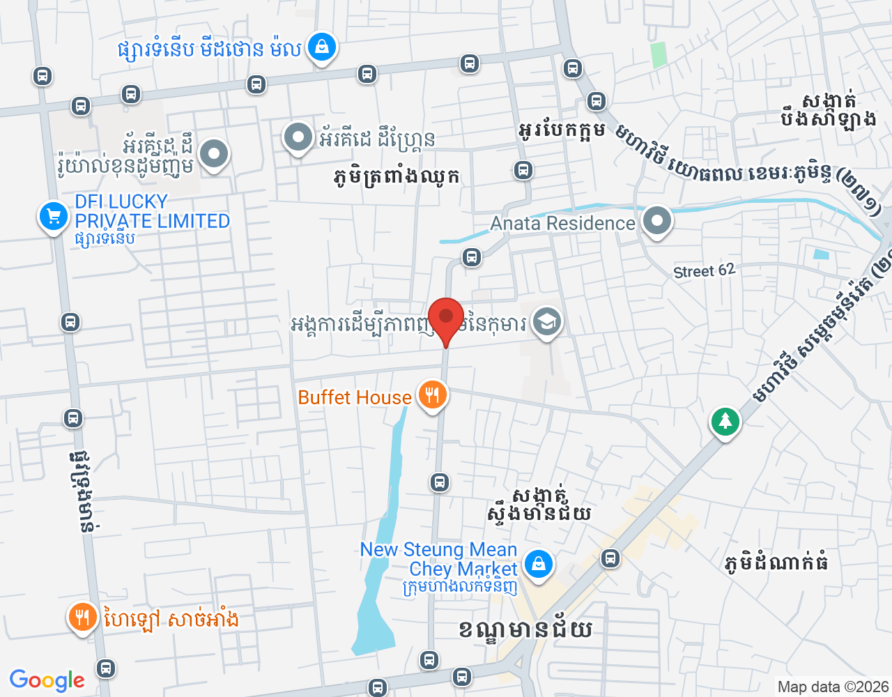 អ្នកដឹក បើកម៉ូតូ location map