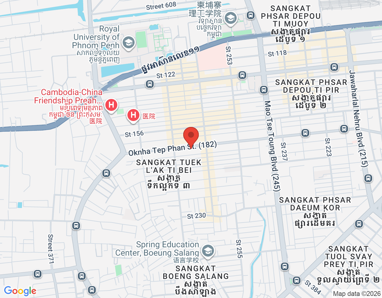 Sales Supervisor location map