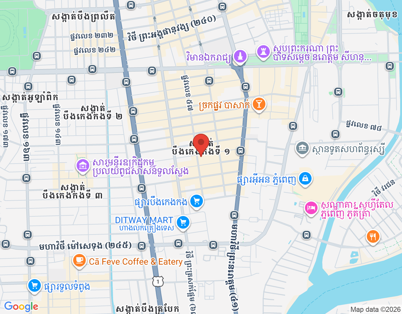 Sales Assistant location map