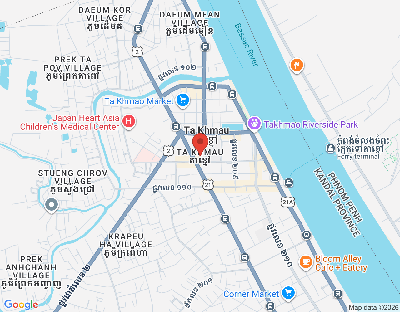 Cashier & Customer Service location map