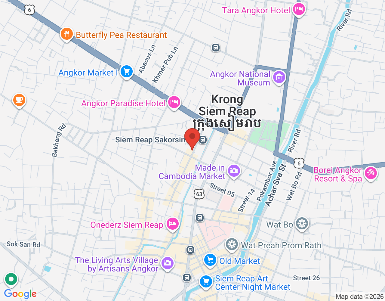 Sous Chef location map
