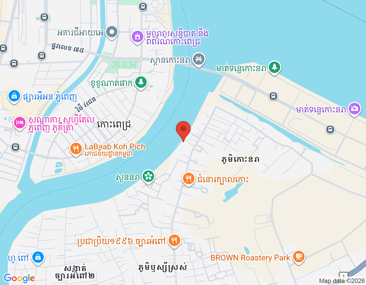 cashier location map