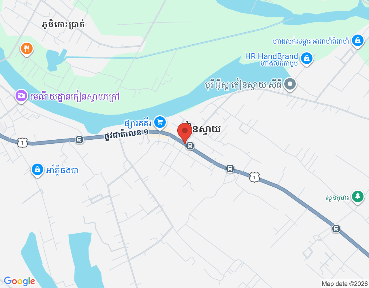 ប្រធានតំបន់ location map
