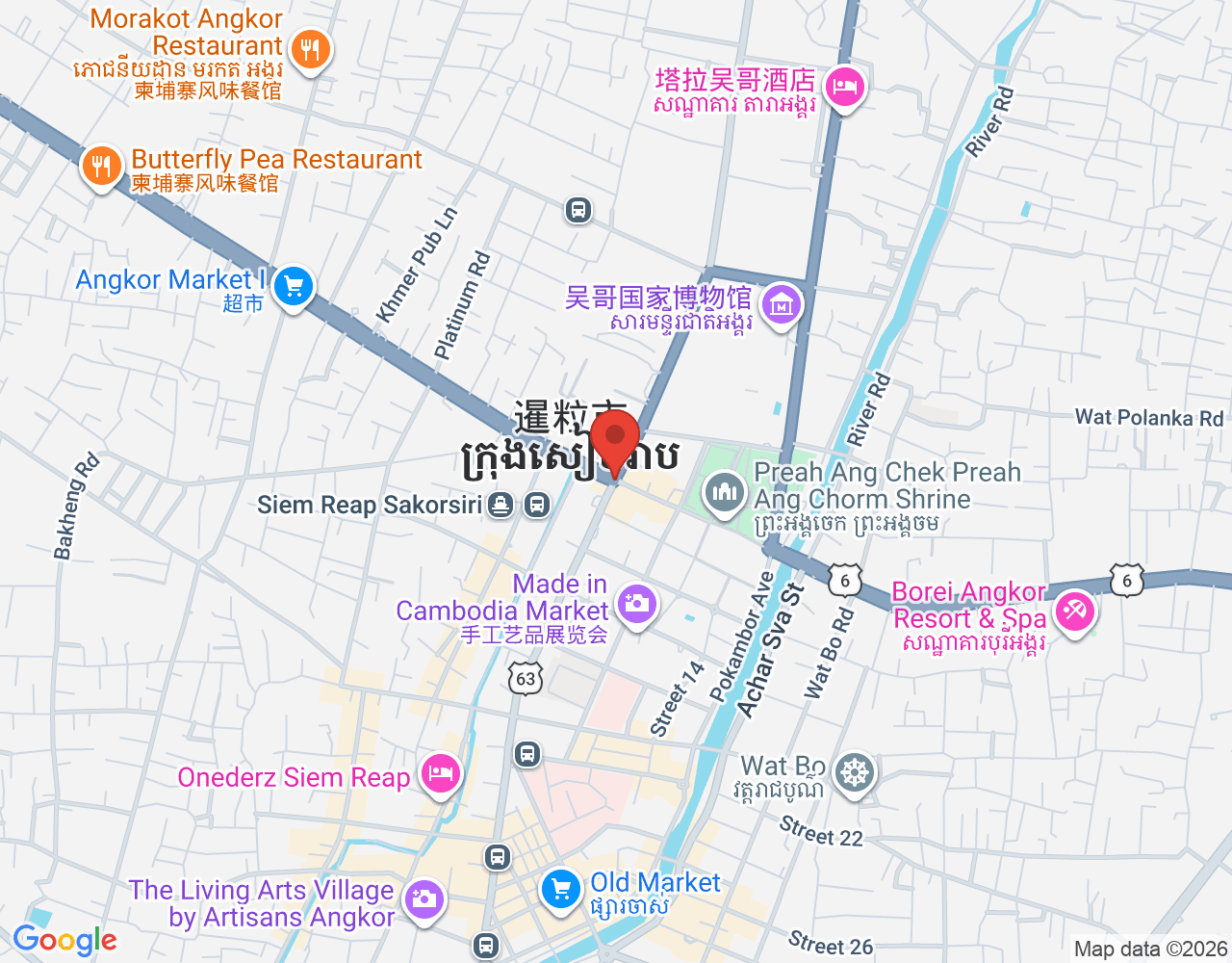 បុគ្គលិកផ្នែកលក់ location map