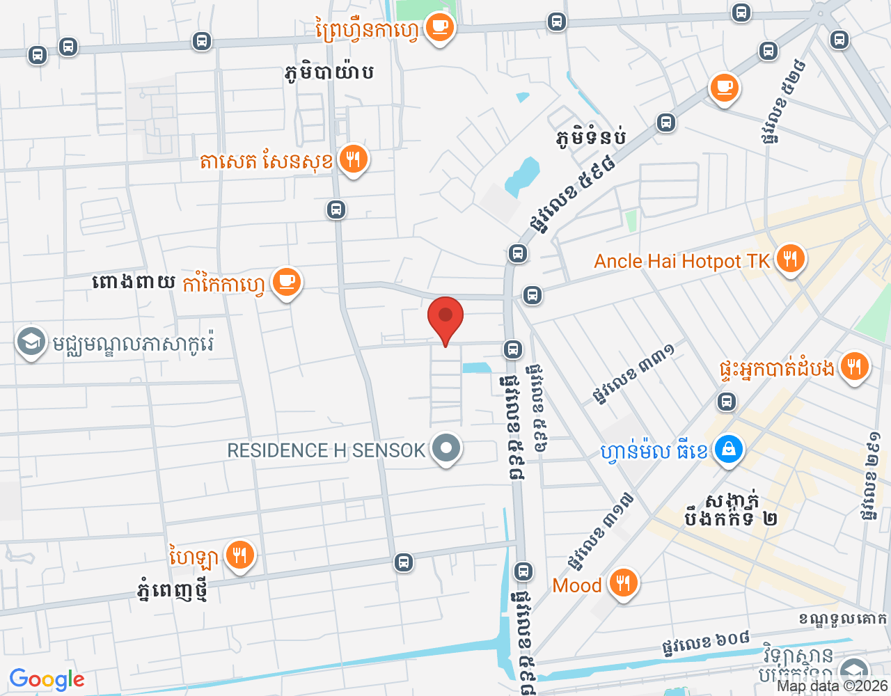 ផ្នែកលក់ និងគិតលុយ location map