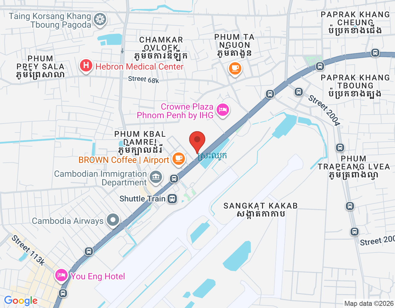 ចុងភៅ location map