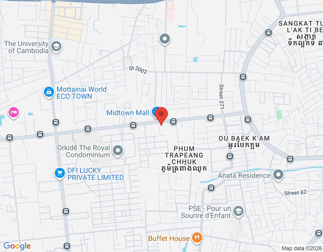 អ្នកគិតលុយ location map