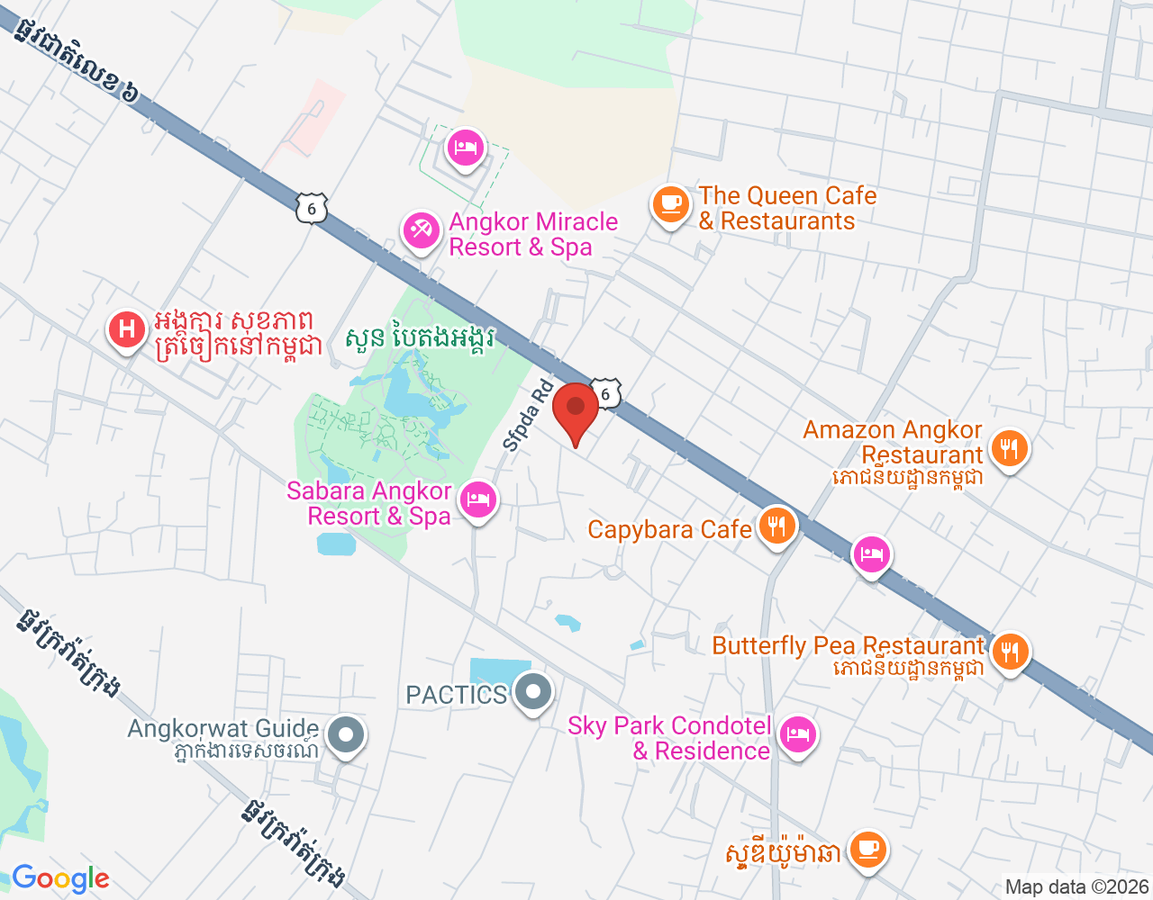 Barista location map