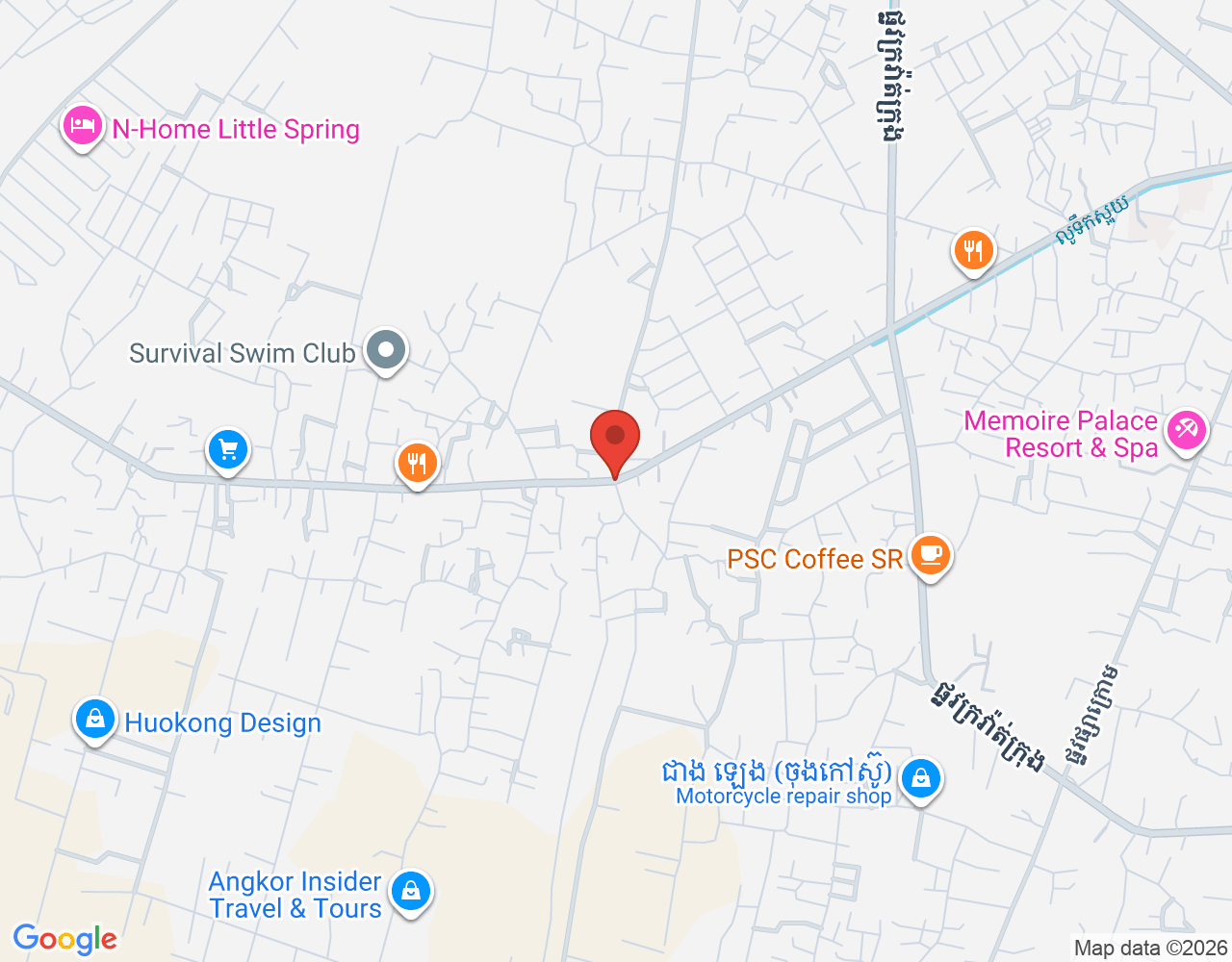 Service location map