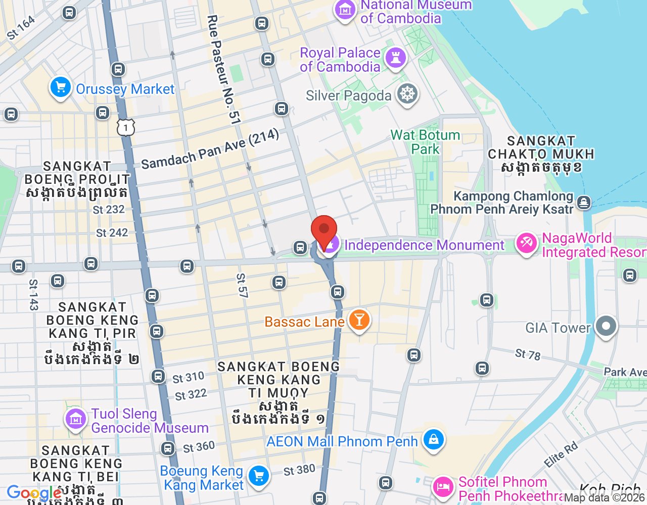 ផ្នែកឆុងកាហ្វេ location map