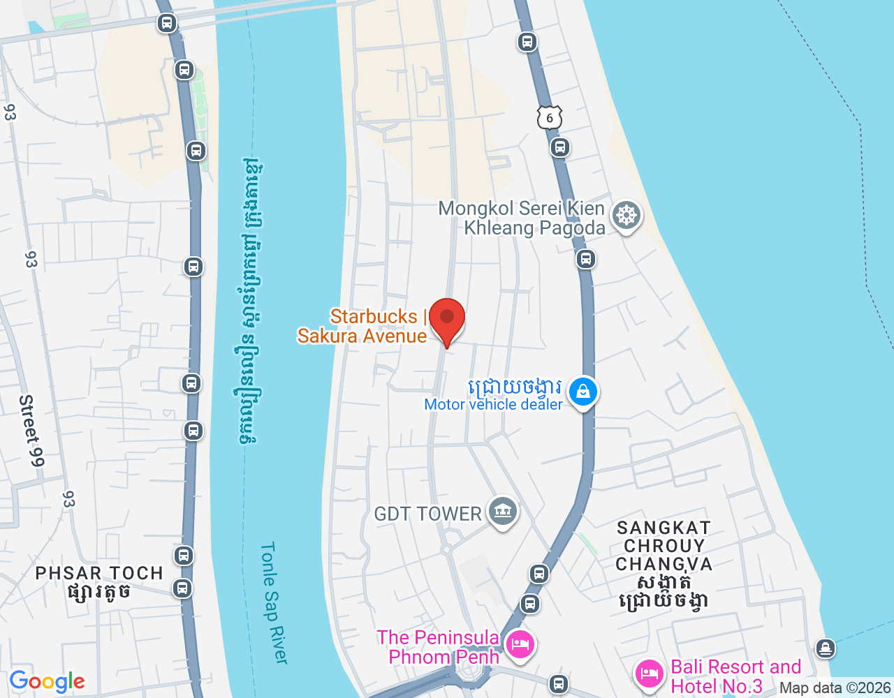 Chef location map