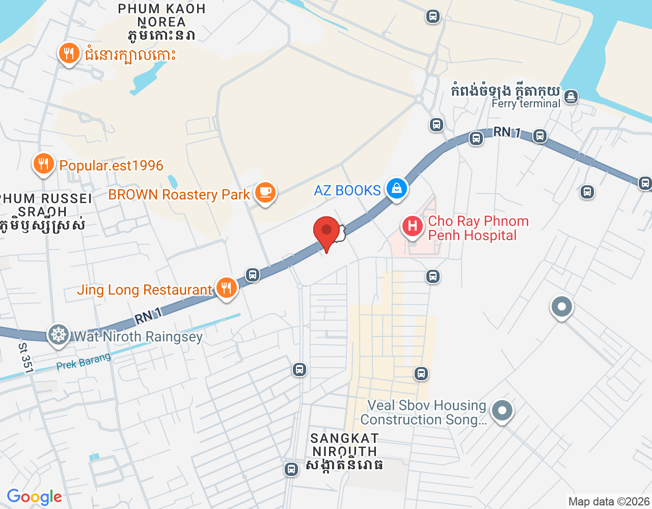 ជំនួយការចុងភៅ location map
