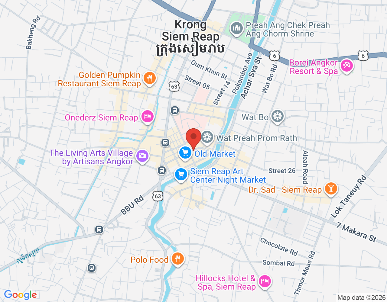 SERVICE location map
