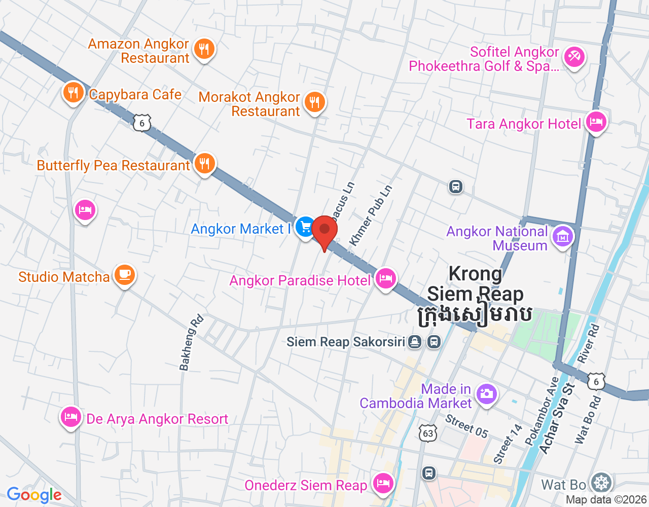 Commis II location map