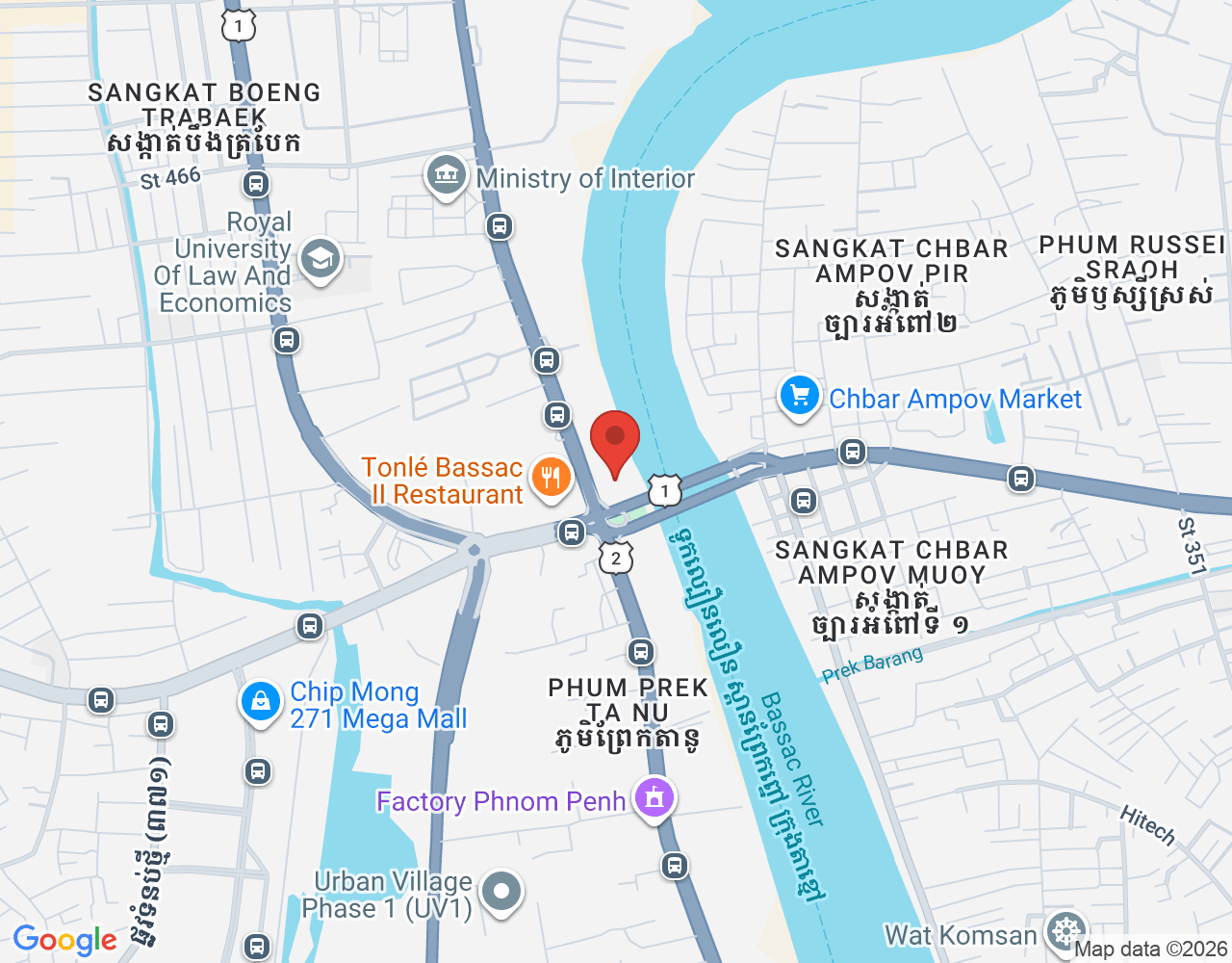 Guest Service Officer location map