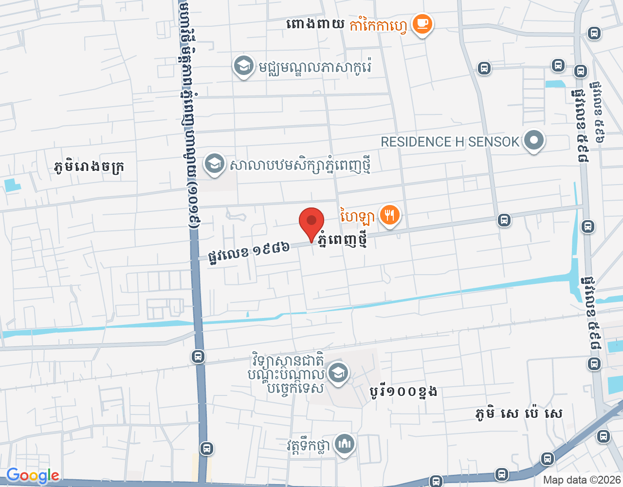 Barista location map