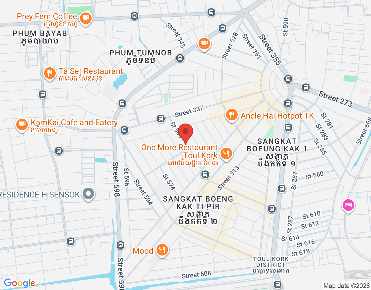 Sous Chef - Central Kitchen location map