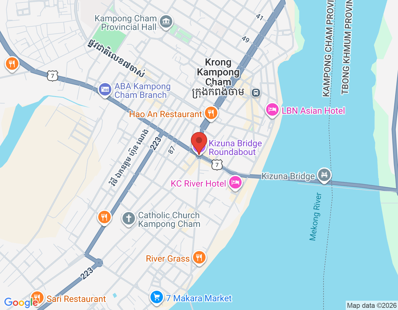 អ្នករត់តុ location map