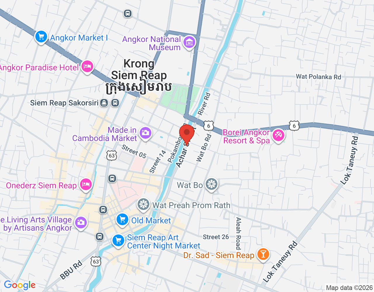 Commis III location map