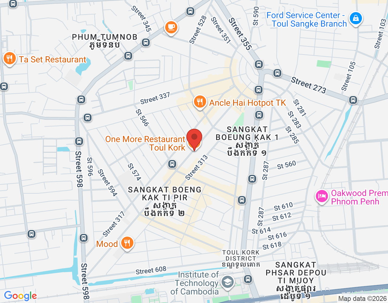 ផ្នែករត់តុ location map