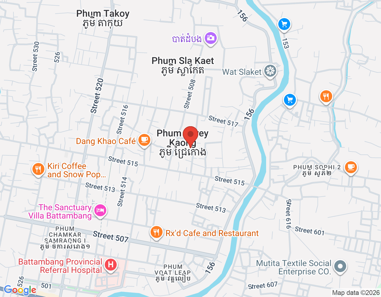 Barista location map