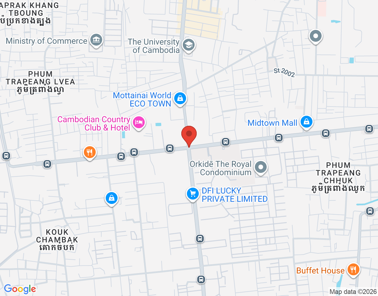 Warehouse Manager location map