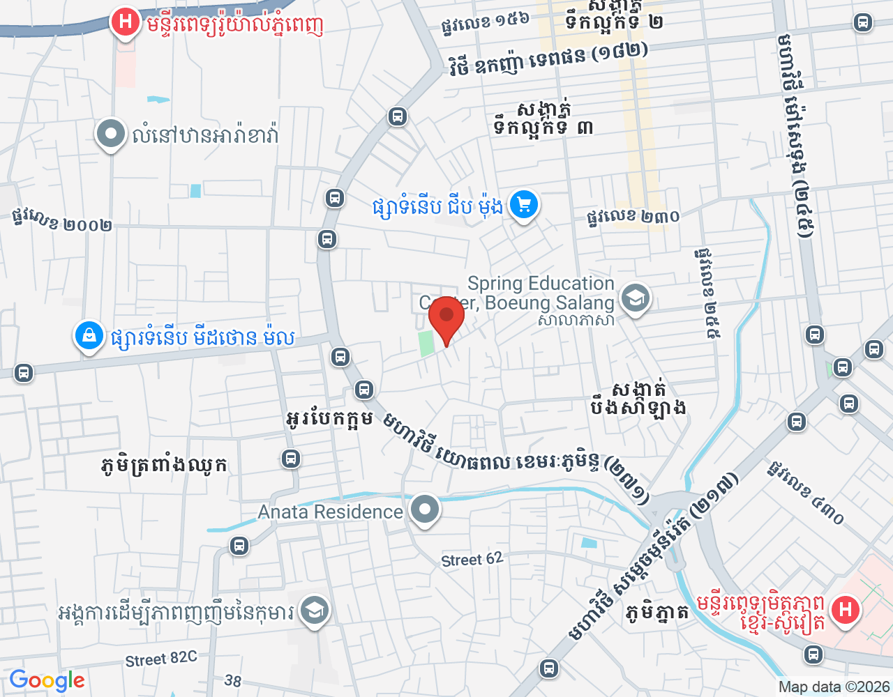 បុគ្គលិកផ្នែកខាងការងារក្នុងផ្ទះបាយ location map