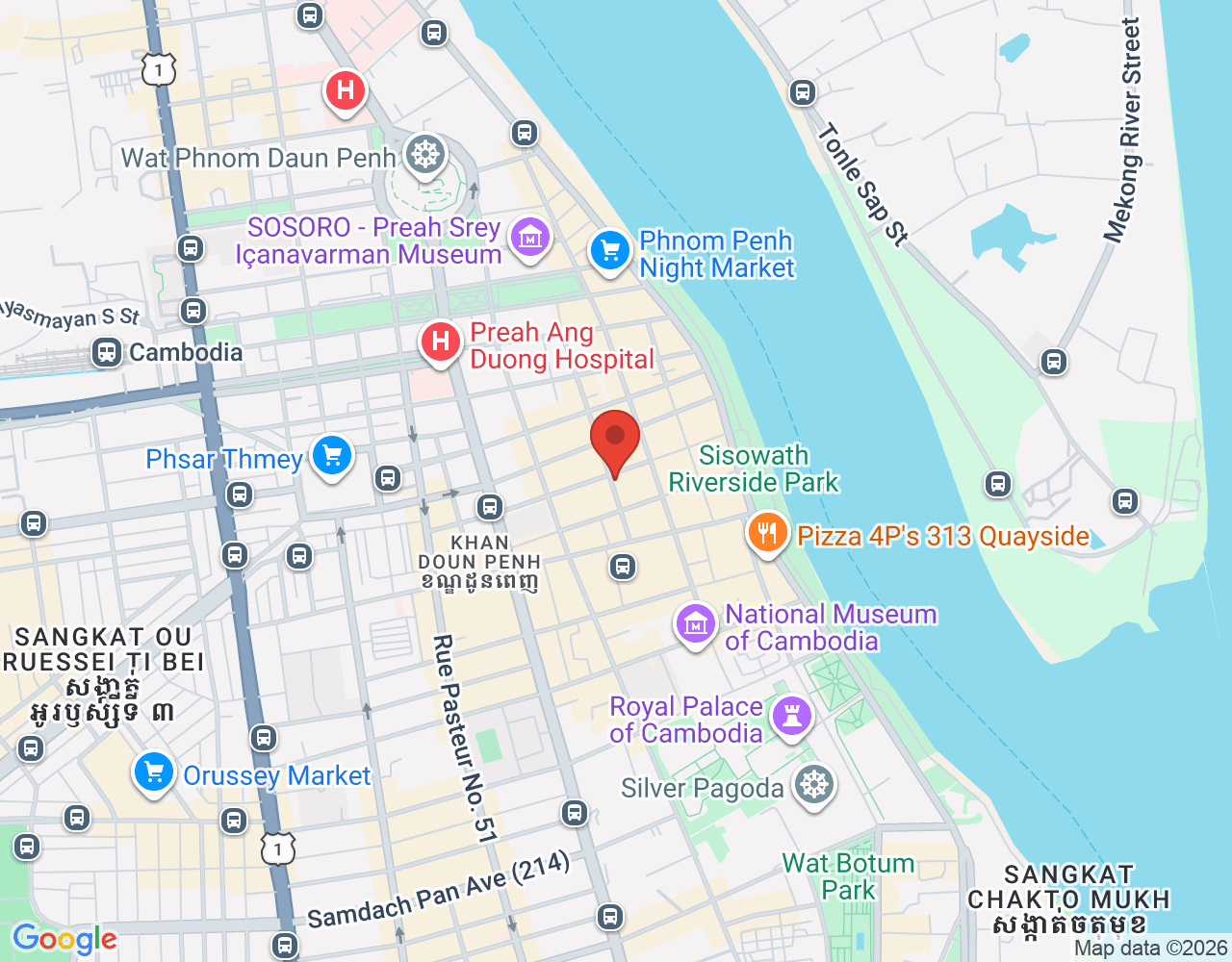 ផ្នែករៀបបន្ទប់ location map